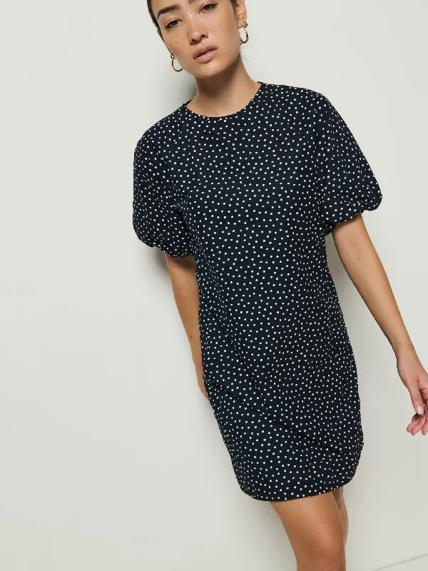 Mini dresses with spaghetti straps for a delicate look Minnie Dot Mini