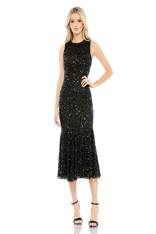 Midi dresses with cotton - blend materials for everyday comfort Mac Duggal 5597