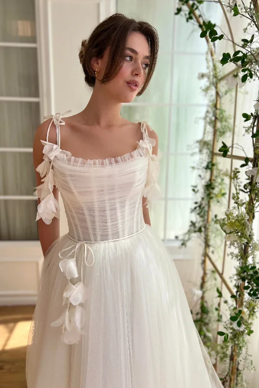Mini dresses with one - shoulder designs White Orchid Midi Dress