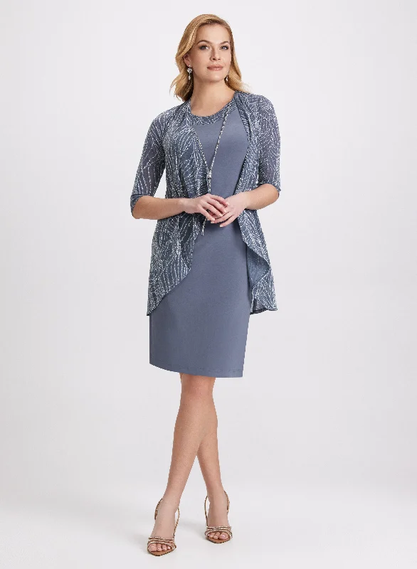 Mini dresses with pocket details for added functionality Cocktail Dress & Jacket Set Mini dresses with pocket details for added functionality Cocktail Dress & Jacket Set