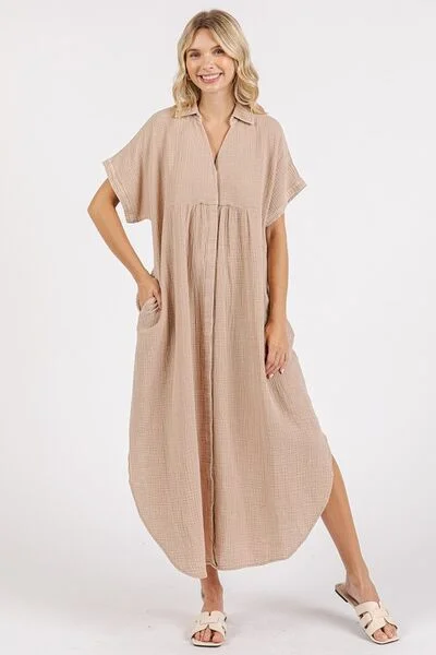 Midi dresses with animal prints for a bold and confident appearance Mineral Wash V Neck Button Up Midi Shirt Dress Midi dresses with animal prints for a bold and confident appearance Mineral Wash V Neck Button Up Midi Shirt Dress