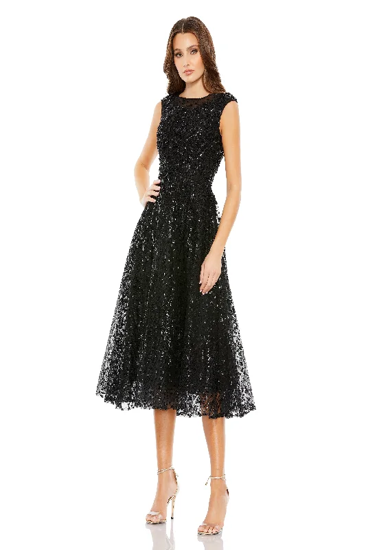 Midi dresses with empire waists for a flattering maternity option Mac Duggal 20398