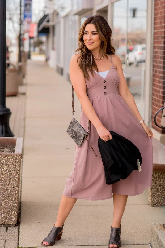 Sheath midi dresses with beaded embellishments for a formal occasion Button Bodice Thin Strapped Midi Dress Sheath midi dresses with beaded embellishments for a formal occasion Button Bodice Thin Strapped Midi Dress