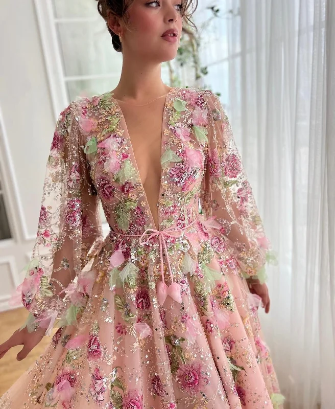 Mini dresses with halter necks for a stylish choice Morning Glow Elegance Gown