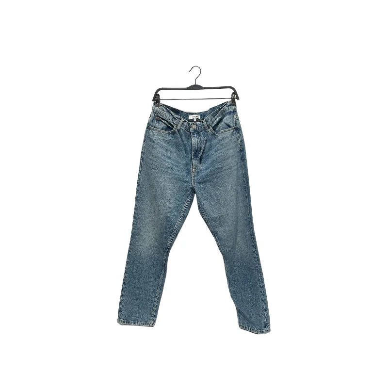 Bootcut Style Women's Stretch Denim Jeans in Dark WashRE/DONE/Bottoms[PO]/30/BLU/Denim/Plaid/70s