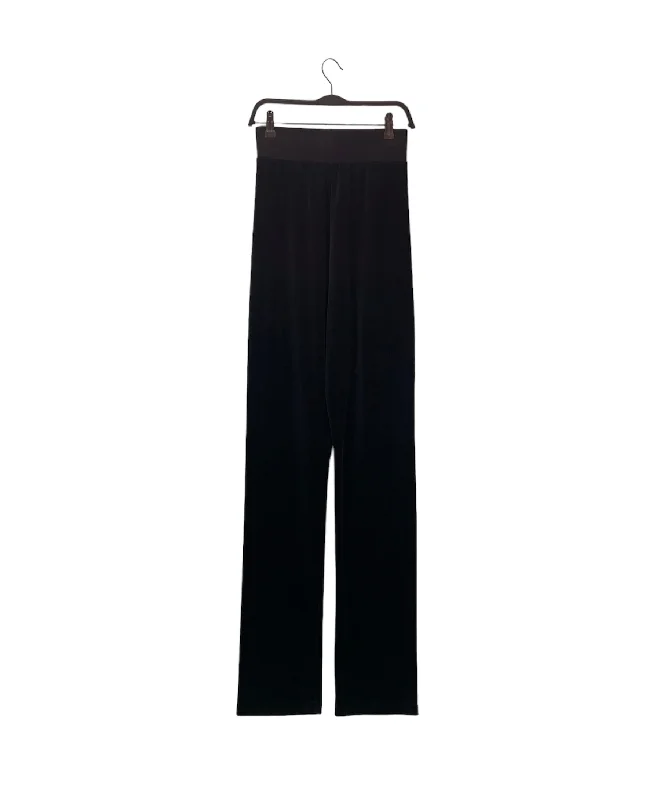 Plus Size Women's Patchwork - Design Jeans for a Unique AppearanceVETEMENTS/JUICY COUTURE/Wide Leg Pants/L/Cotton/BLK/WSS17JC3 Plus Size Women's Patchwork - Design Jeans for a Unique AppearanceVETEMENTS/JUICY COUTURE/Wide Leg Pants/L/Cotton/BLK/WSS17JC3