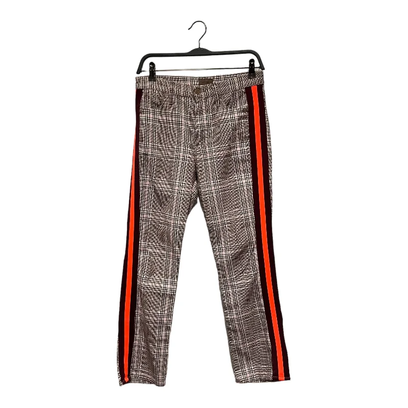 Plus Size Women's Elastic - Waist Culottes in Earth Tonesmother/Bottoms/M/Plaid/Cotton/CRM/ Plus Size Women's Elastic - Waist Culottes in Earth Tonesmother/Bottoms/M/Plaid/Cotton/CRM/