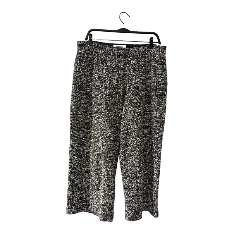 Plus Size Women's Patchwork - Design Jeans for a Unique Appearancemm lafleur/Cropped Pants/12/Polyester/GRY/ Plus Size Women's Patchwork - Design Jeans for a Unique Appearancemm lafleur/Cropped Pants/12/Polyester/GRY/