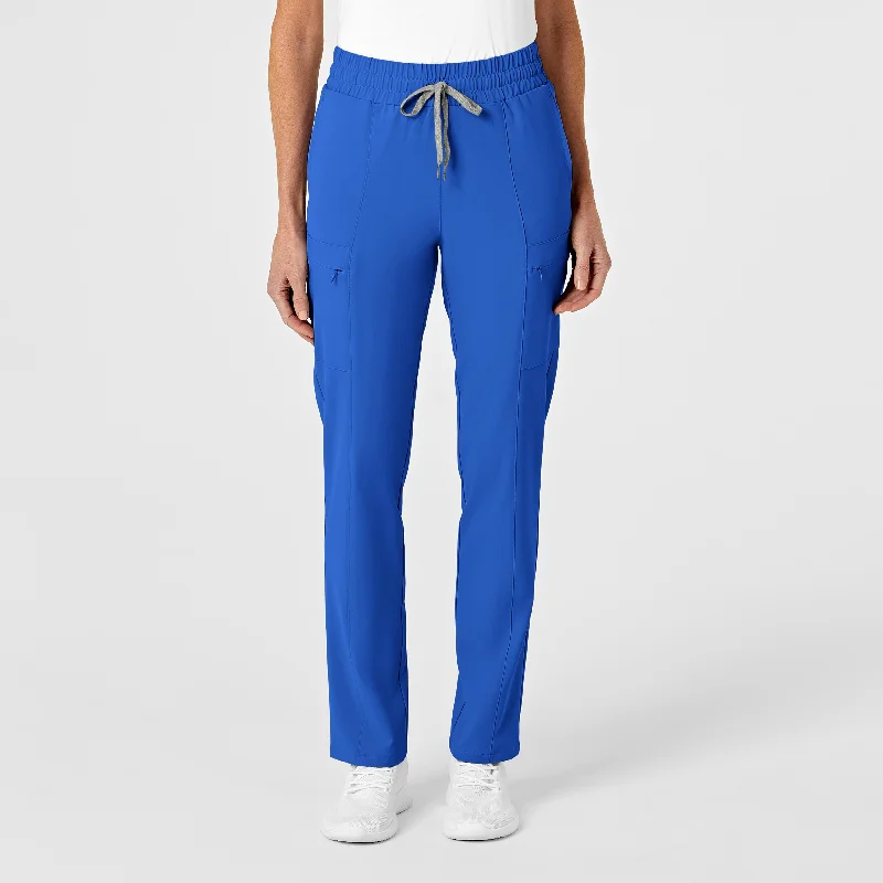 Plus Size Women's Cargo Pants with Multiple Pockets for HikingRENEW Women's High Waist Slim Leg Scrub Pant - Royal Plus Size Women's Cargo Pants with Multiple Pockets for HikingRENEW Women's High Waist Slim Leg Scrub Pant - Royal