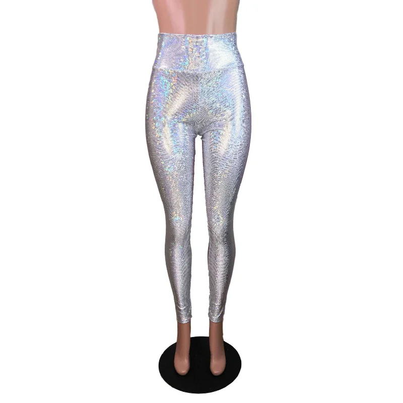 Cropped Women's Corduroy Pants in Autumn ColorsSilver Shattered Glass Holographic High Waisted Leggings Pants Cropped Women's Corduroy Pants in Autumn ColorsSilver Shattered Glass Holographic High Waisted Leggings Pants