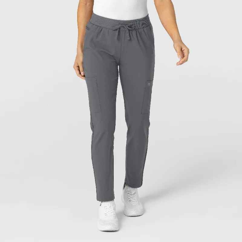 Ankle - Length Women's Printed Joggers for TravelingW123 Women's Flex-n-Reach Track Scrub Pant - Pewter Ankle - Length Women's Printed Joggers for TravelingW123 Women's Flex-n-Reach Track Scrub Pant - Pewter