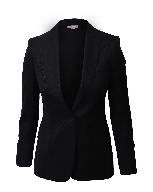 Plus Size Women's Sequin - Embellished Blazers in Silver for a Glamorous PartyStella McCartney Womens Tailored Blazer in Black - Sustainable and Stylish Plus Size Women's Sequin - Embellished Blazers in Silver for a Glamorous PartyStella McCartney Womens Tailored Blazer in Black - Sustainable and Stylish
