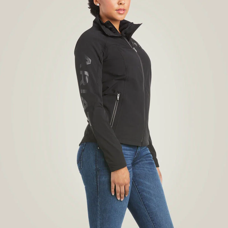 Women's pea coats with brass buttons for a nautical - inspired styleAriat Ladies Agile Softshell Jacket Black Women's pea coats with brass buttons for a nautical - inspired styleAriat Ladies Agile Softshell Jacket Black