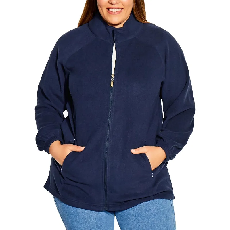 Quilted down women's coats with removable hoods for outdoor activitiesAvenue Womens Plus Long Sleeves Zip Front Fleece Jacket Quilted down women's coats with removable hoods for outdoor activitiesAvenue Womens Plus Long Sleeves Zip Front Fleece Jacket