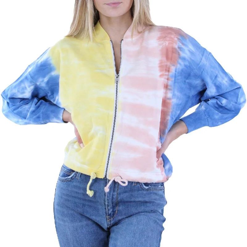 Petite women's wool blend coats with a tailored fit for a flattering silhouetteBB Dakota by Steve Madden Womens Hang Tight Tie-Dye Crop Bomber Jacket Petite women's wool blend coats with a tailored fit for a flattering silhouetteBB Dakota by Steve Madden Womens Hang Tight Tie-Dye Crop Bomber Jacket