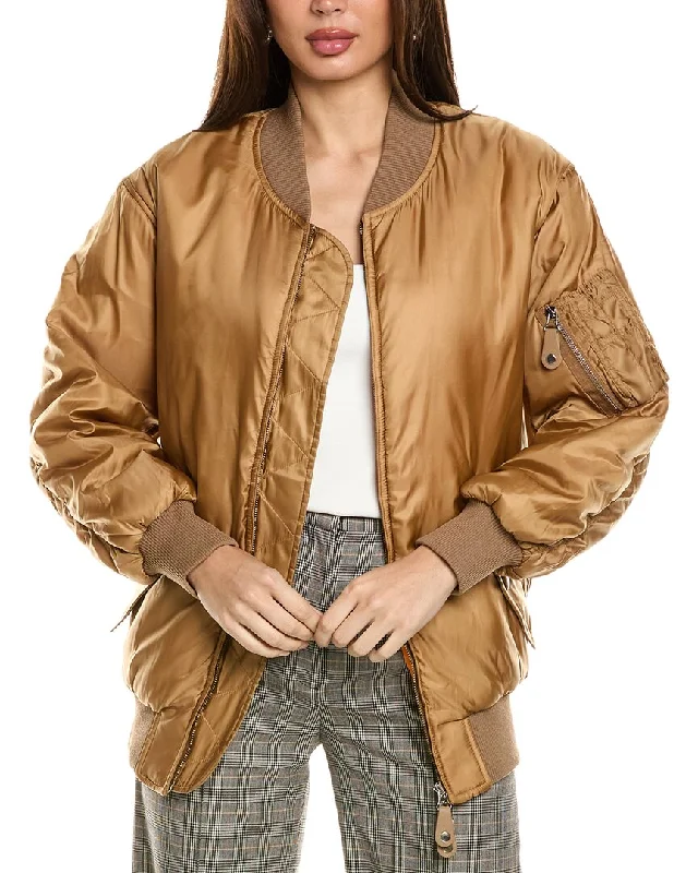 Oversized women's wool coats in a monochromatic look for a trendy outfitStella Mccartney Viva Jacket