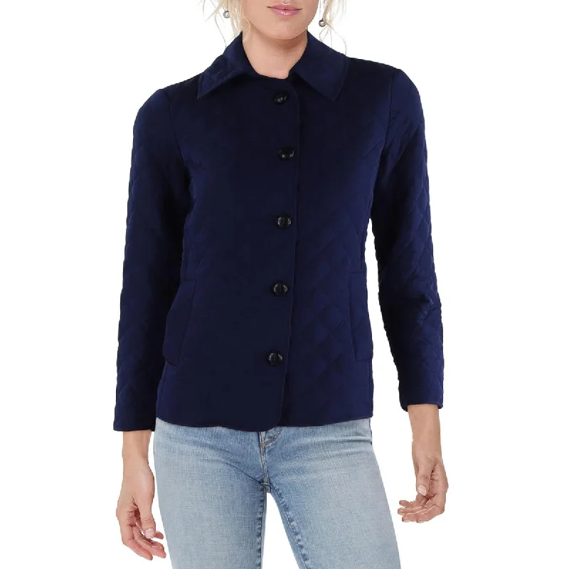 Women's longline double - breasted camel coats for a sophisticated lookWomens Button Long Sleeves Quilted Coat