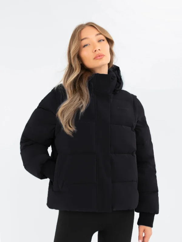 Mid - length women's down coats in a slim fit for a modern and sleek appearanceMultiway Puffer Coat 2 - Black Mid - length women's down coats in a slim fit for a modern and sleek appearanceMultiway Puffer Coat 2 - Black
