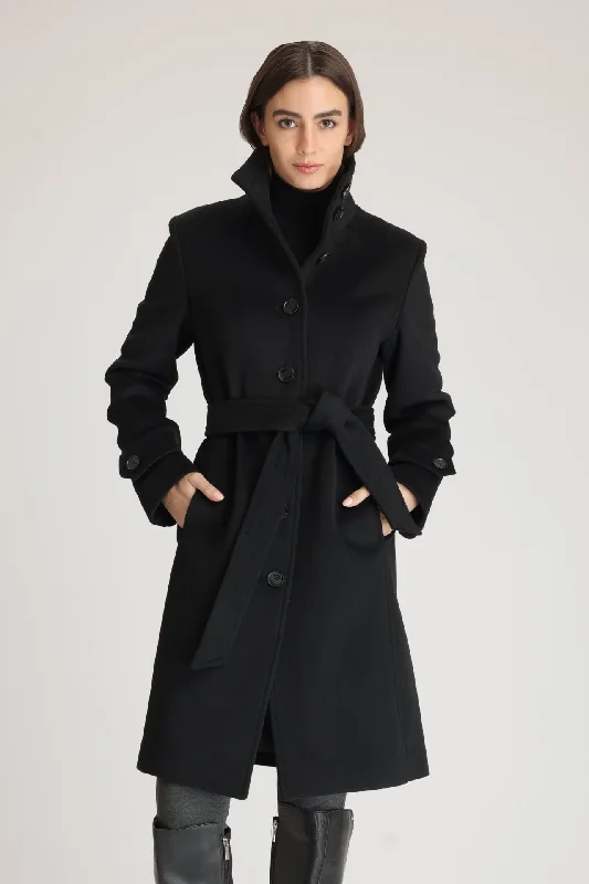 Embroidered women's cotton coats in a bohemian pattern for a unique designBRENNA