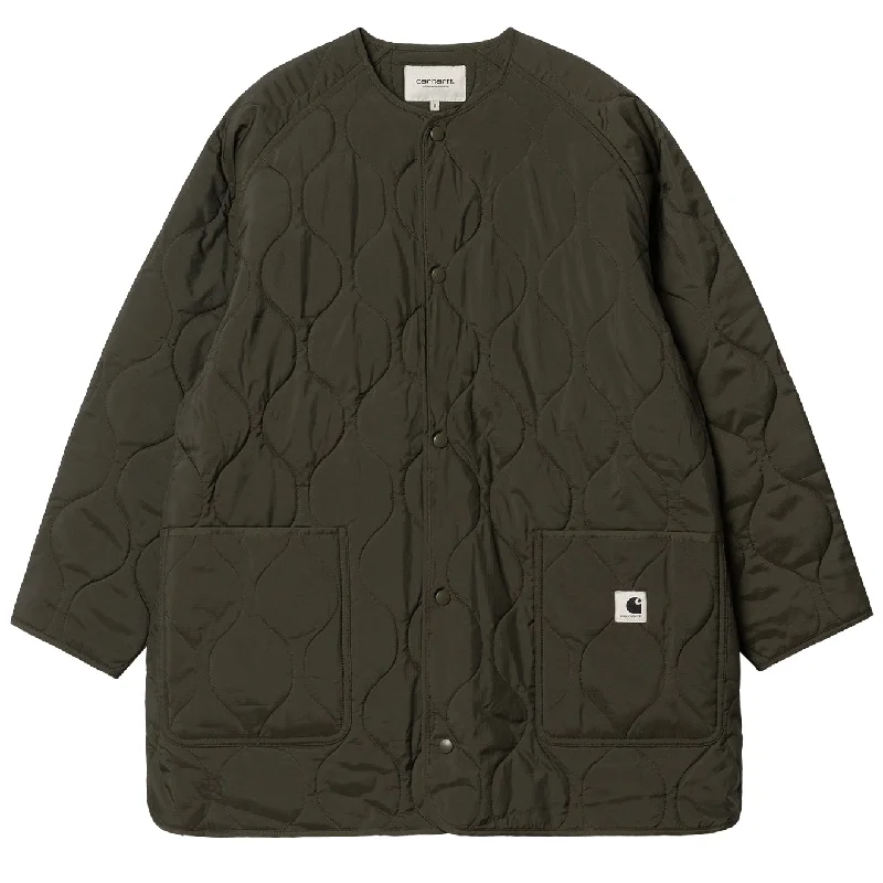 Checkered women's wool coats in a classic pattern for a timeless styleCarhartt Womens Charleston Liner Plant