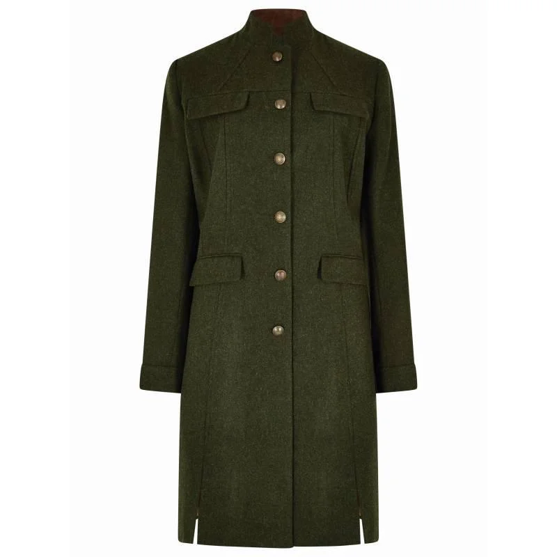 Plus size women's wool blend coats for a warm and stylish winterDubarry Coolepark Ladies Military Loden Coat - Loden