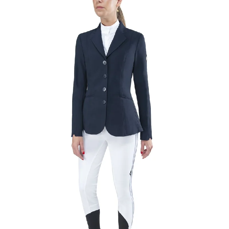 Women's long - sleeve wool coats in a houndstooth pattern for a classic charmEquiline Ladies Competition Jacket Connie Women's long - sleeve wool coats in a houndstooth pattern for a classic charmEquiline Ladies Competition Jacket Connie