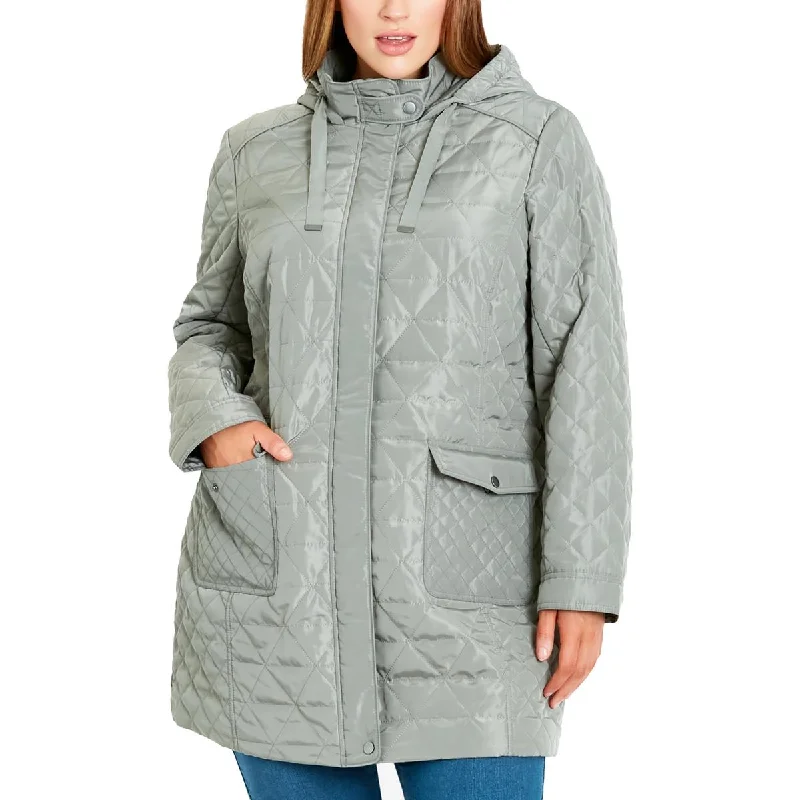 Women's cropped leather coats with silver studs for an edgy lookEvans Womens Plus Puffer Long Sleeves Quilted Coat Women's cropped leather coats with silver studs for an edgy lookEvans Womens Plus Puffer Long Sleeves Quilted Coat