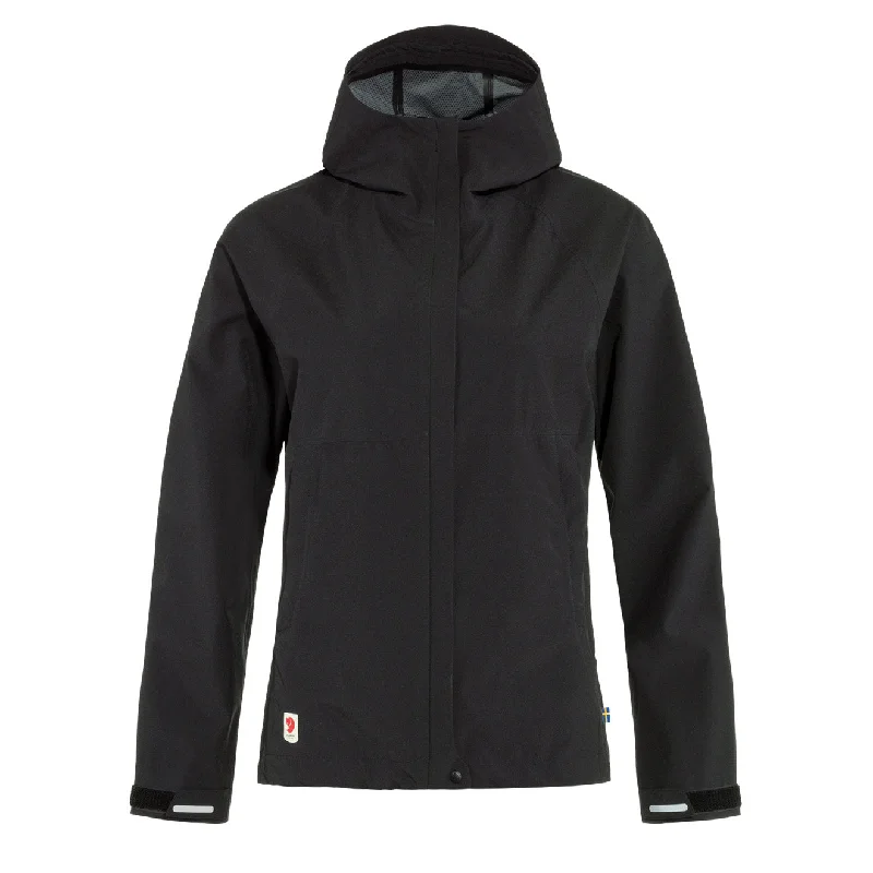 Plus size women's wool blend coats for a warm and stylish winterFjallraven Womens HC Hydratic Trail Jacket Black