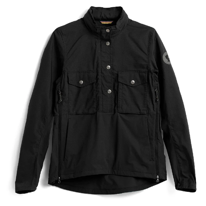 Women's knee - length wool blend coats with a fur collar for added warmthFjallraven x Specialized Womens Raven Anorak Black Women's knee - length wool blend coats with a fur collar for added warmthFjallraven x Specialized Womens Raven Anorak Black