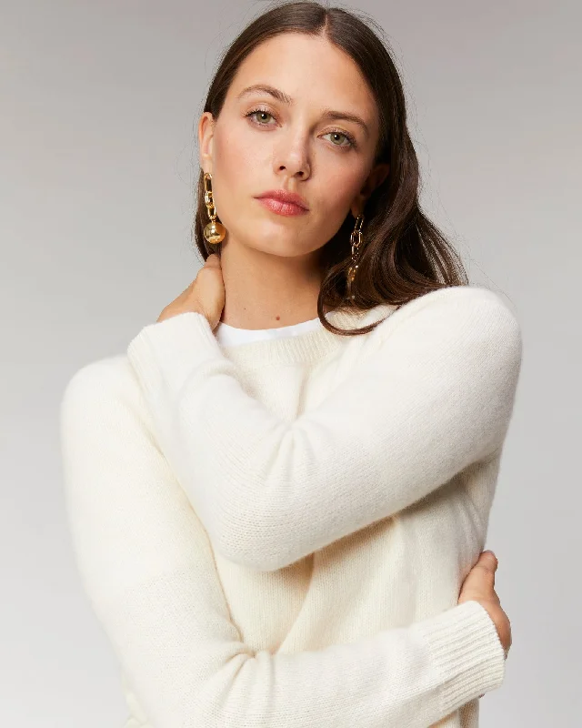 maternity women cardigan for expecting momsPullover Crewneck 2301wpr00005 9000-Ecru