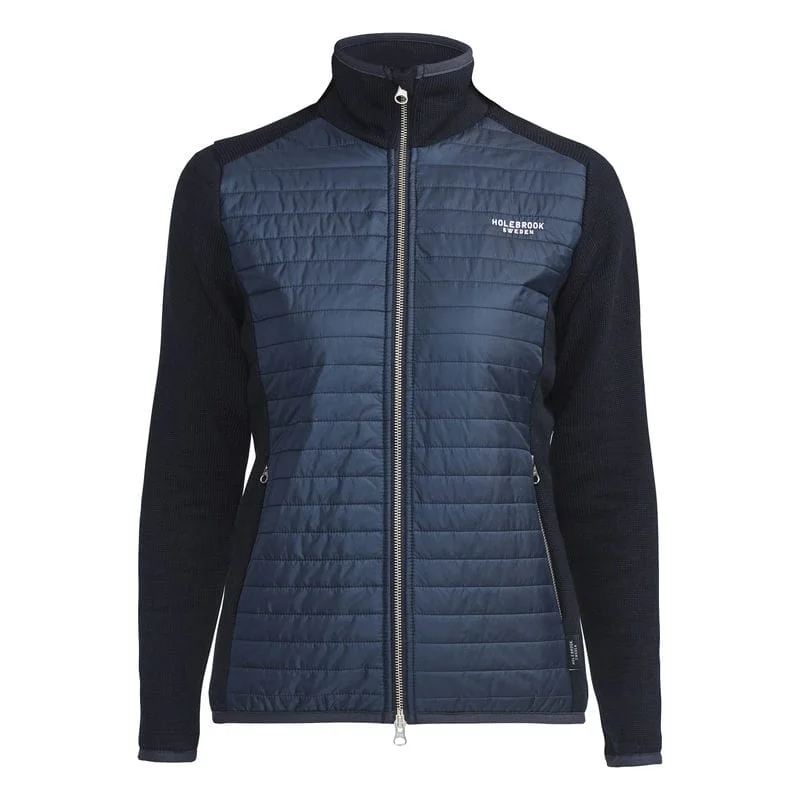 Belted women's cashmere coats in soft pastels for a luxurious feelHolebrook Mimmi Windproof Ladies Full Zip Jacket - Navy Belted women's cashmere coats in soft pastels for a luxurious feelHolebrook Mimmi Windproof Ladies Full Zip Jacket - Navy
