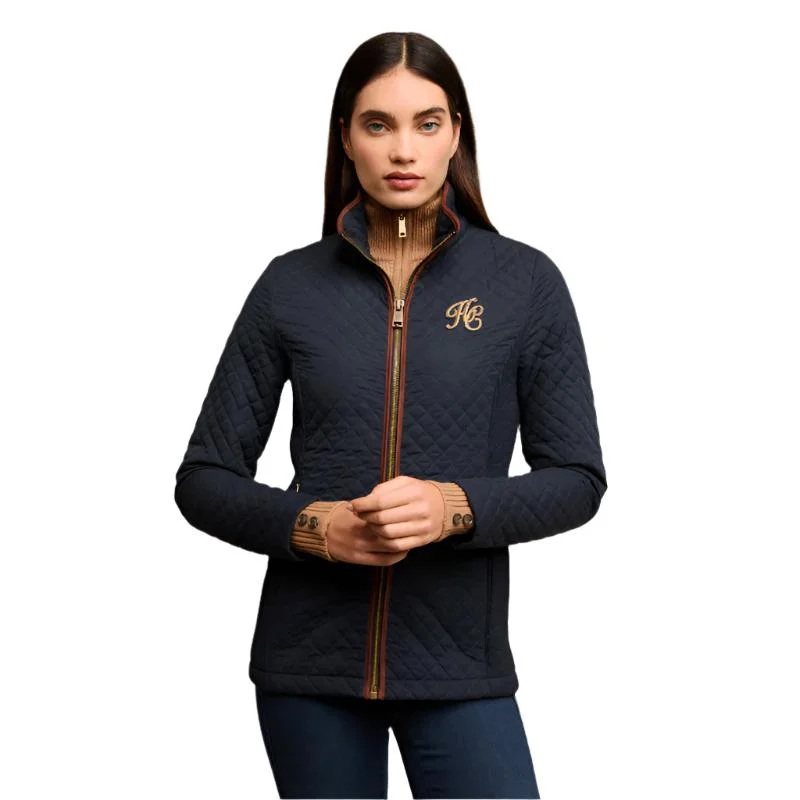 Long women's mac coats in a lightweight fabric for spring showersHolland Cooper Cambridge Ladies Jacket - Ink Navy
