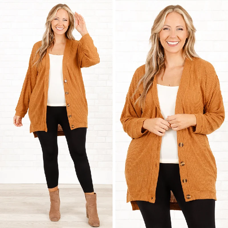 maternity women cardigan for expecting momsImagine This Cardigan, Rust