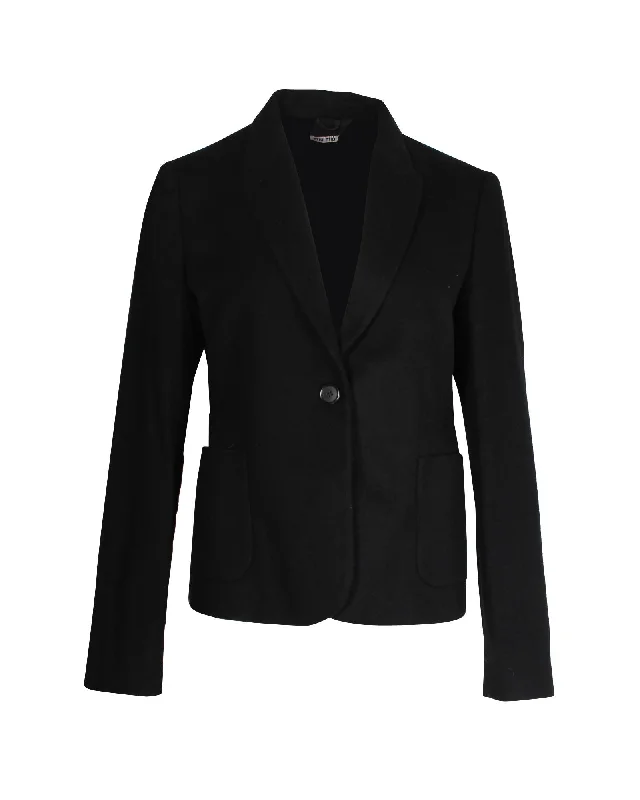 Plus Size Women's Military - Inspired Blazers with Gold Accents for a Bold LookSophisticated Black Wool Blazer Plus Size Women's Military - Inspired Blazers with Gold Accents for a Bold LookSophisticated Black Wool Blazer