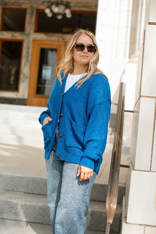 ribbed women cardigan with a classic texturePeyton Cardigan