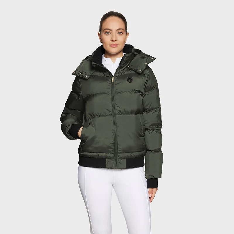 Petite women's wool blend coats with a tailored fit for a flattering silhouetteSamshield Ladies Bomber Billie Avocado Metal Eclipse Petite women's wool blend coats with a tailored fit for a flattering silhouetteSamshield Ladies Bomber Billie Avocado Metal Eclipse