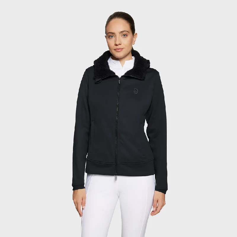 Women's long - sleeve wool coats in a houndstooth pattern for a classic charmSamshield Ladies Softshell Jacket Rachel Black Women's long - sleeve wool coats in a houndstooth pattern for a classic charmSamshield Ladies Softshell Jacket Rachel Black