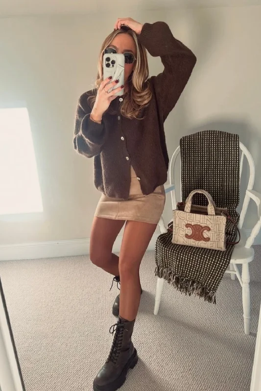 organic cotton women cardigan for an eco - friendly choiceSusie chocolate knit button up cardigan organic cotton women cardigan for an eco - friendly choiceSusie chocolate knit button up cardigan
