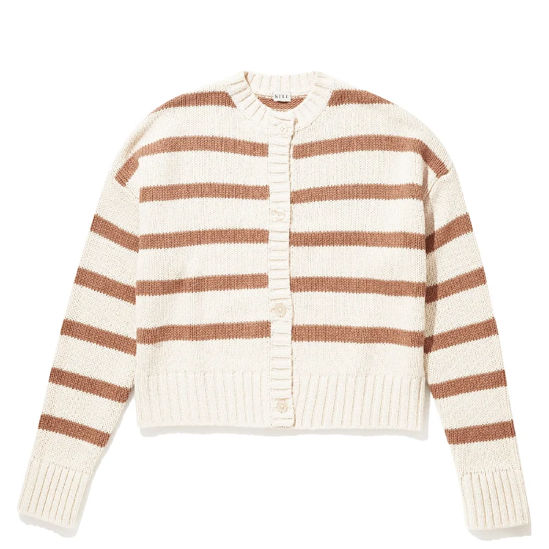 lightweight women cardigan for spring and fallThe Edith - Cream/Toffee