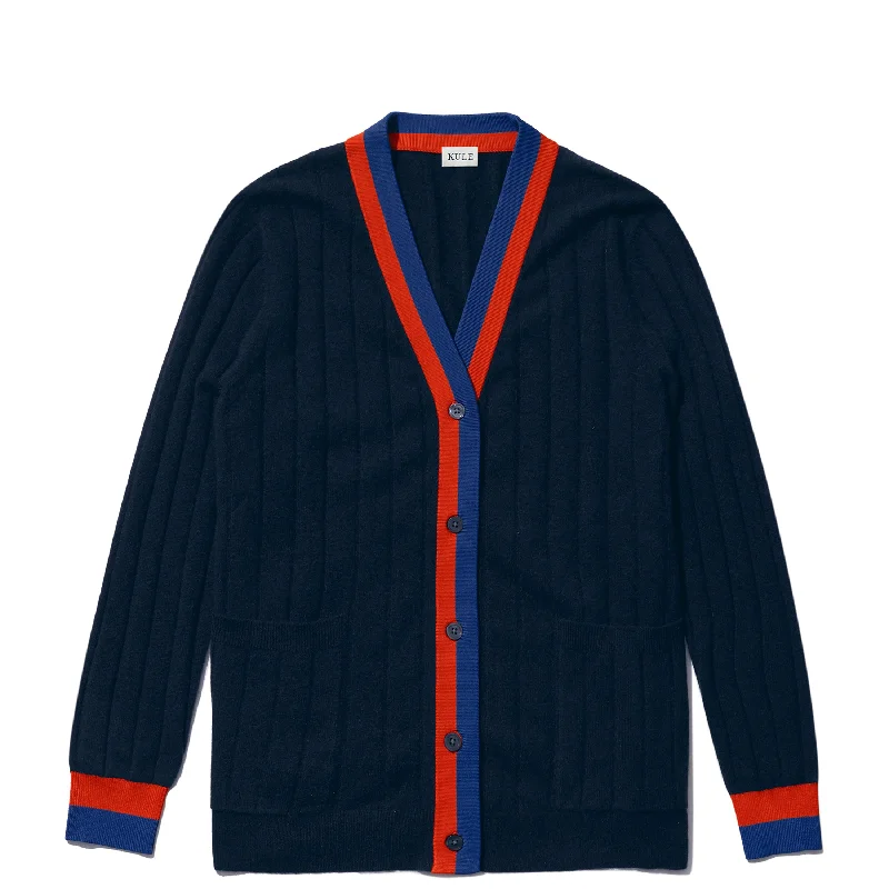 floral print women cardigan for a feminine touchThe Sinclair - Navy