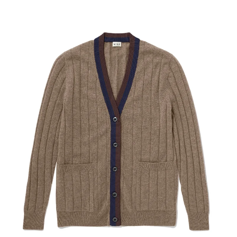 button down women cardigan with vintage buttonsThe Sinclair - Walnut
