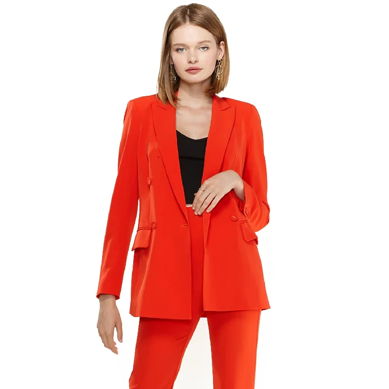 Plus Size Women's Cropped Velvet Blazers in Burgundy for a Night OutWomen's Double Breasted Blazer In Poppy Red Plus Size Women's Cropped Velvet Blazers in Burgundy for a Night OutWomen's Double Breasted Blazer In Poppy Red