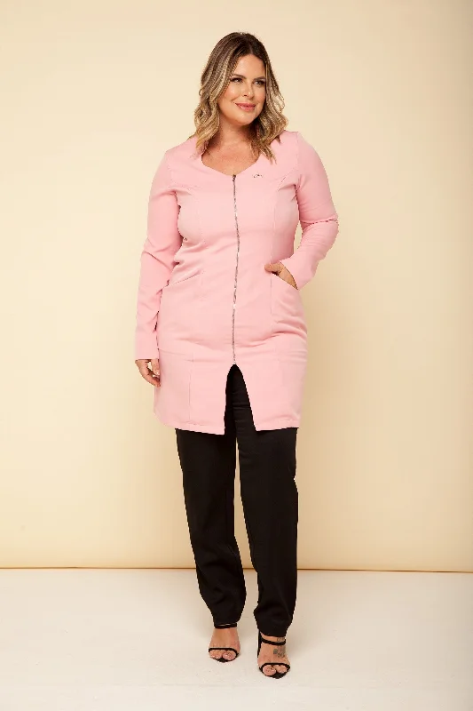 Mid - length women's down coats in a slim fit for a modern and sleek appearanceWomen's Lab Coat Long Sleeve Julie Rose Mid - length women's down coats in a slim fit for a modern and sleek appearanceWomen's Lab Coat Long Sleeve Julie Rose
