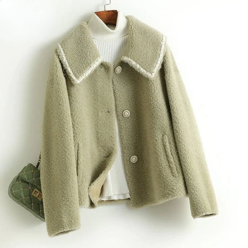 Long women's mac coats in a lightweight fabric for spring showersWomen's Winter 100% Wool Fur Single Breasted Knitted Short Coats Long women's mac coats in a lightweight fabric for spring showersWomen's Winter 100% Wool Fur Single Breasted Knitted Short Coats