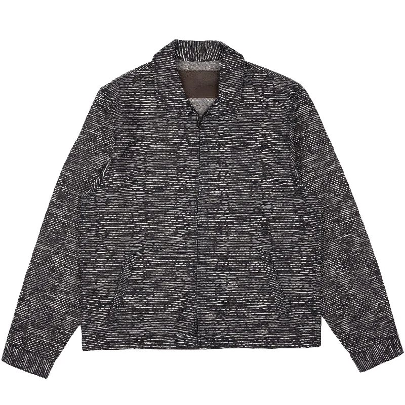 Women's reversible down coats with two - tone designs for versatile stylingZip Chore Coat - Slub Sashiko Denim Women's reversible down coats with two - tone designs for versatile stylingZip Chore Coat - Slub Sashiko Denim