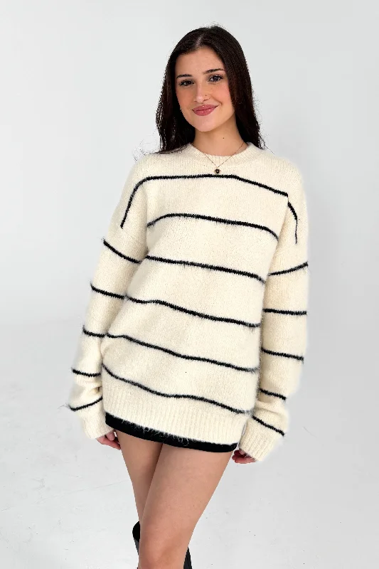 Plus Size Women's Side - Slit Sweaters in Bold SolidsAbbie Sweater