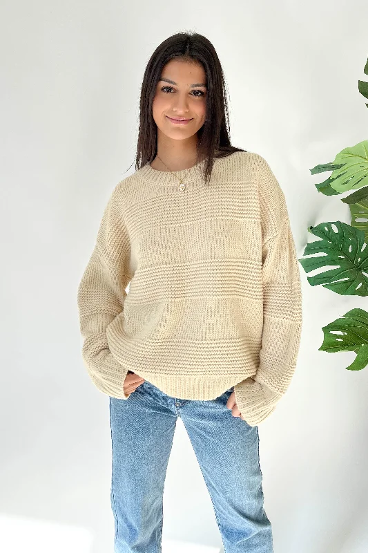 Plus Size Women's Oversized Chunky Knit SweatersAinsley Sweater