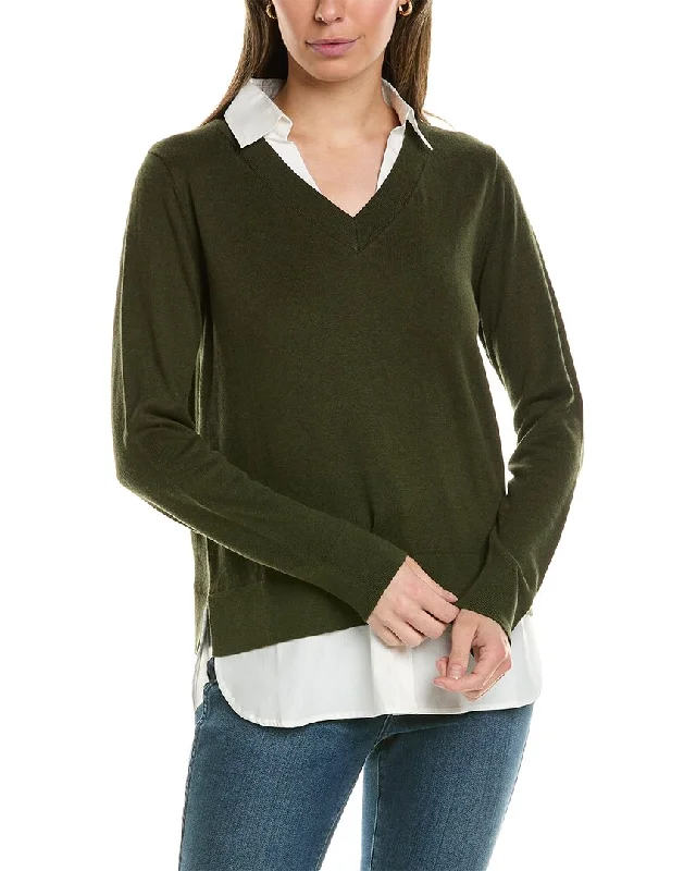 Women's Off - Shoulder Chunky Knit Sweater Dresses in Earth TonesAlashan Cashmere Montage Shirttail Cashmere-Blend Sweater Women's Off - Shoulder Chunky Knit Sweater Dresses in Earth TonesAlashan Cashmere Montage Shirttail Cashmere-Blend Sweater