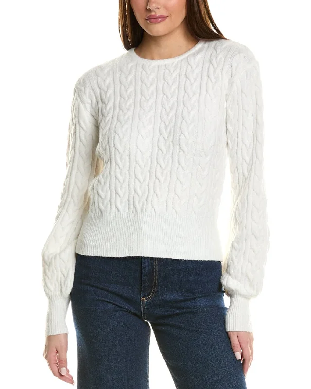 Plus Size Women's Side - Slit Sweaters in Bold SolidsAlexia Admor Berli Sweater