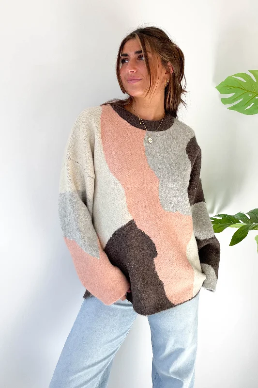 Boat Neck Women's Merino Wool Sweaters in Neutral ShadesBetsy Sweater